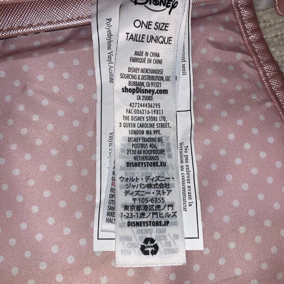 Disney LOUNGEFLY Minnie Mouse Pink Floral Saddle Bag Crossbody Purse - Picture 8 of 15